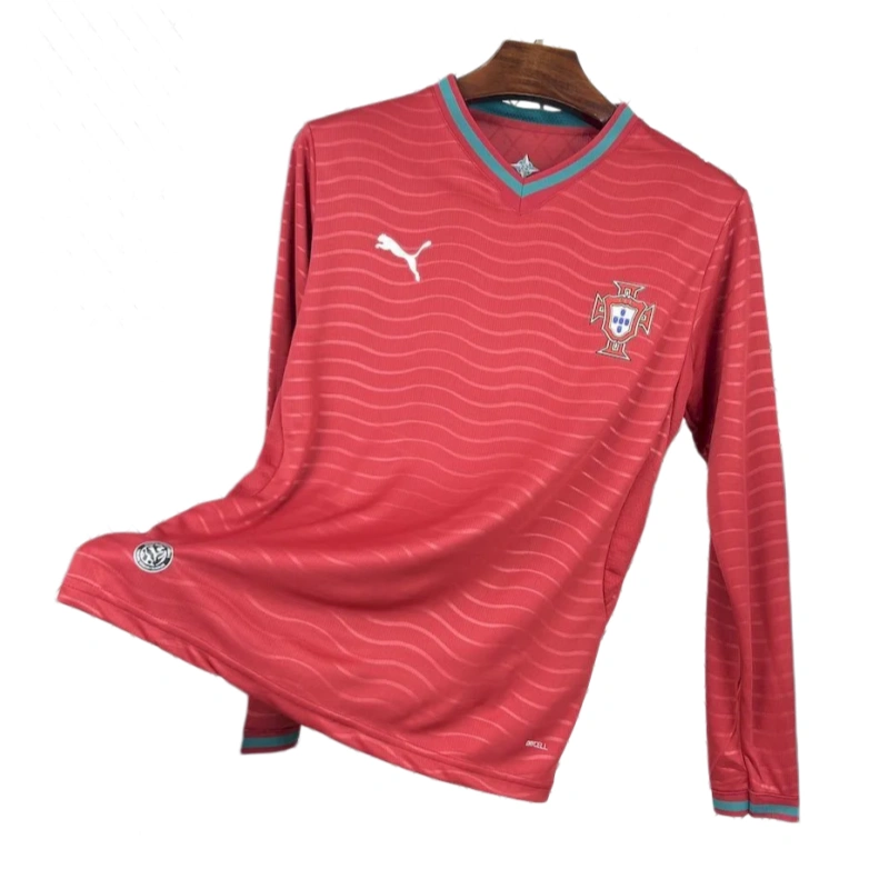 Portugal 2026 World Cup home long-sleeve jersey and player version jersey