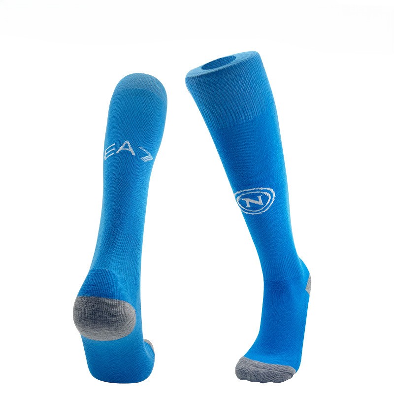 Napoli home football socks for the 2025-26 season